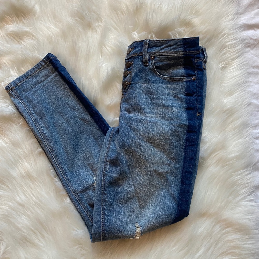 Two tone jeans!